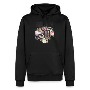 Supermom Superwife Supertired Muttertag - Männer Premium Bio Hoodie - Schwarz - Vorne - Nico (187cm)
