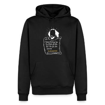 Shakespeare Sarkastisches Zitat Lustig - Männer Premium Bio Hoodie - Schwarz - Vorne - Nico (187cm)