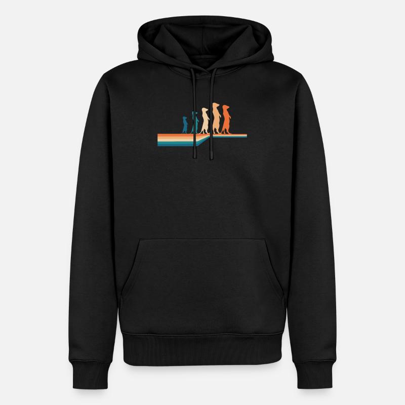 Suricate Suricate - Sweat à capuche Premium bio Homme - noir