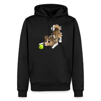 Die süßesten Shetlandinseln - Männer Premium Bio Hoodie - Schwarz - Vorne - Nico (187cm)