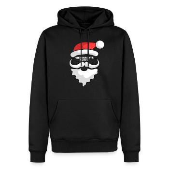 WEIHNACHTSOUTFIT - Männer Premium Bio Hoodie - Schwarz - Vorne - Nico (187cm)