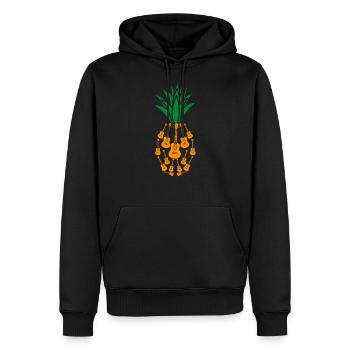 Uke Gitarre Geschenk I Gitarrist Ukulele - Männer Premium Bio Hoodie - Schwarz - Vorne - Nico (187cm)