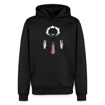 Bernie Peace Signs Campaign 2020 Democrat - Men’s Premium Organic Hoodie - black - Front - Nico (187cm)