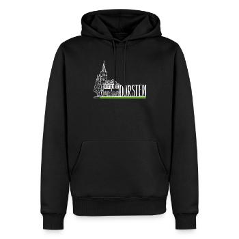 Dorsten - Meine Stadt - - Heimat - Männer Premium Bio Hoodie - Schwarz - Vorne - Nico (187cm)