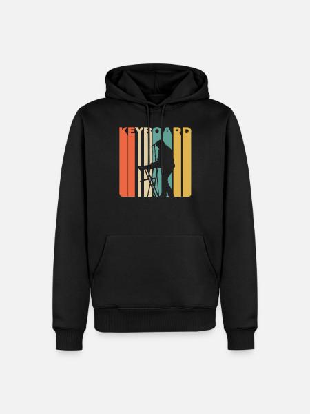 Keyboardist Keyboard Player - Men’s Premium Organic Hoodie - black