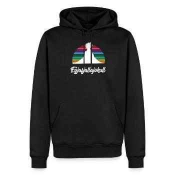 Eyjafjallajokull Iceland Volcano - Men’s Premium Organic Hoodie - black - Front - Nico (187cm)