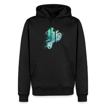 Dirt bike supercross gift I biker MX motocross - Men’s Premium Organic Hoodie - black - Front - Nico (187cm)