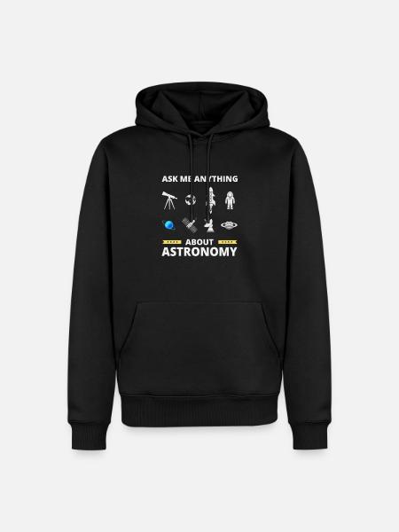 Astronomy Funny Gift - Men’s Premium Organic Hoodie - black