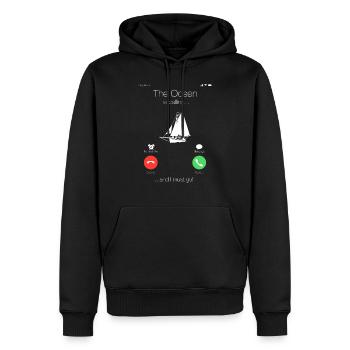 Segelboot Boot Segler Bootsbesitzer Geschenk - Männer Premium Bio Hoodie - Schwarz - Vorne - Nico (187cm)