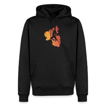 Pfalz Klettern Damen Bergsteigen Pfälzer Kletterer - Männer Premium Bio Hoodie - Schwarz - Vorne - Nico (187cm)