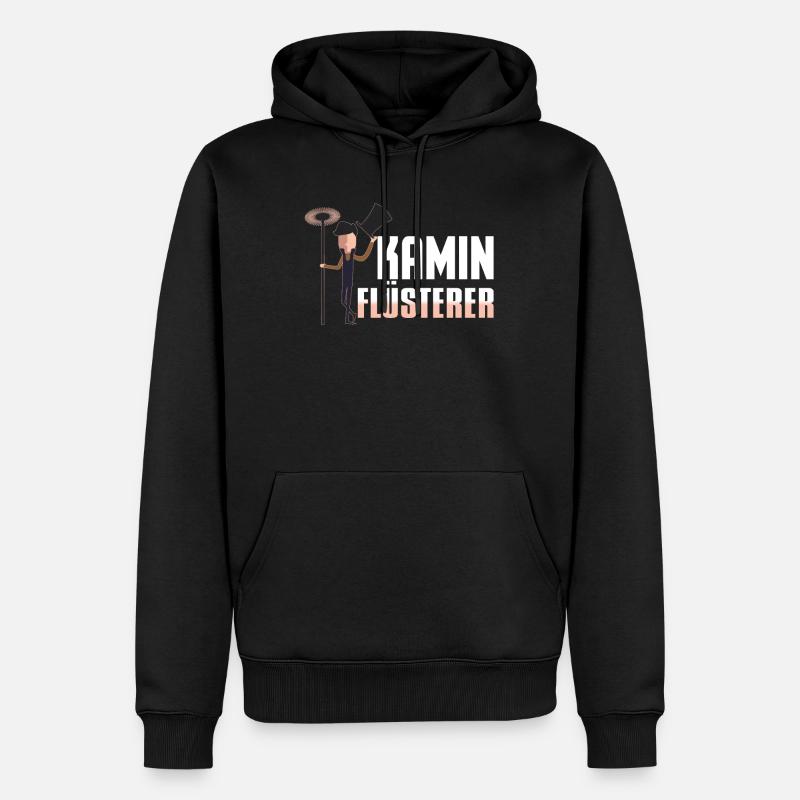 Schornsteinfeger - Kamin Flüsterer - Männer Premium Bio Hoodie - Schwarz