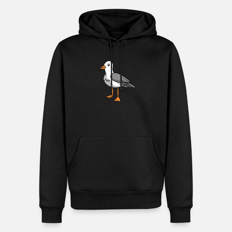 Mouette Seemöwe - Sweat à capuche Premium bio Homme - noir