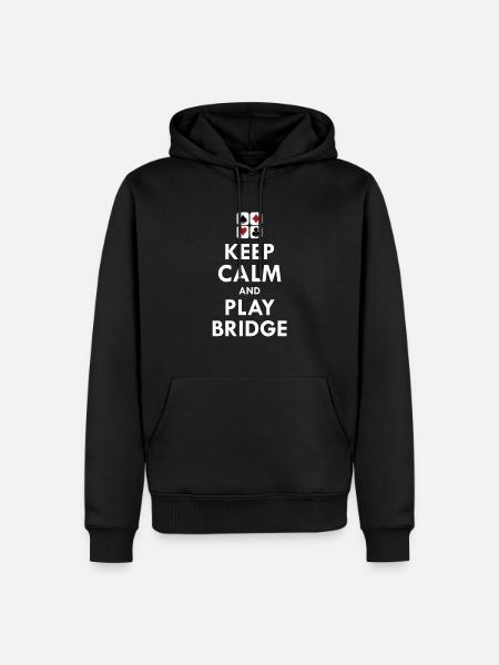 Spill Cards Bridge -spill Addict Fan Player Gamer - Ekologisk premiumluvtröja herr - svart