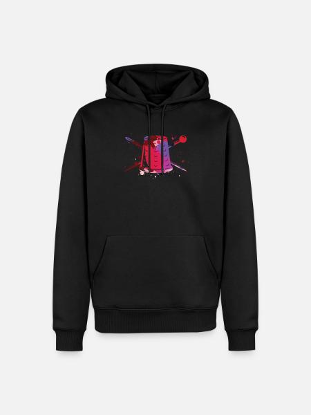 Nähen Nähmaschine Handarbeit Näher Schneider - Männer Premium Bio Hoodie - Schwarz