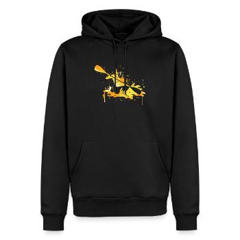 Kayak Kayak Kayaker - Men’s Premium Organic Hoodie - black - Front - Nico (187cm)