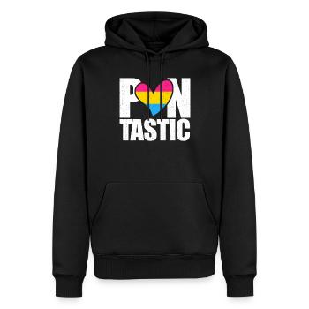 Pansexuell Pan Pride - Männer Premium Bio Hoodie - Schwarz - Vorne - Nico (187cm)