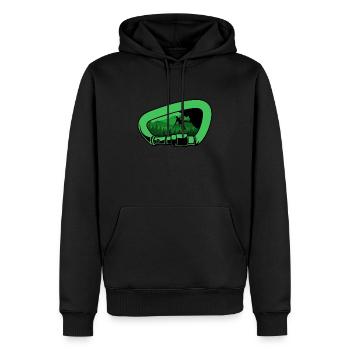 Climbing Mountaineering Climbers - Men’s Premium Organic Hoodie - black - Front - Nico (187cm)