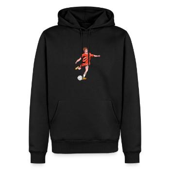 Fußball Fussball - Männer Premium Bio Hoodie - Schwarz - Vorne - Nico (187cm)