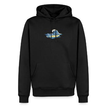 Wellenreiten Surfen - Männer Premium Bio Hoodie - Schwarz - Vorne - Nico (187cm)