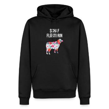 Schafe Flüsterin Landwirtin Bäurin Schäferin - Männer Premium Bio Hoodie - Schwarz - Vorne - Nico (187cm)
