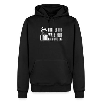 Basketball Schiedsrichter Schiri - Männer Premium Bio Hoodie - Schwarz - Vorne - Nico (187cm)