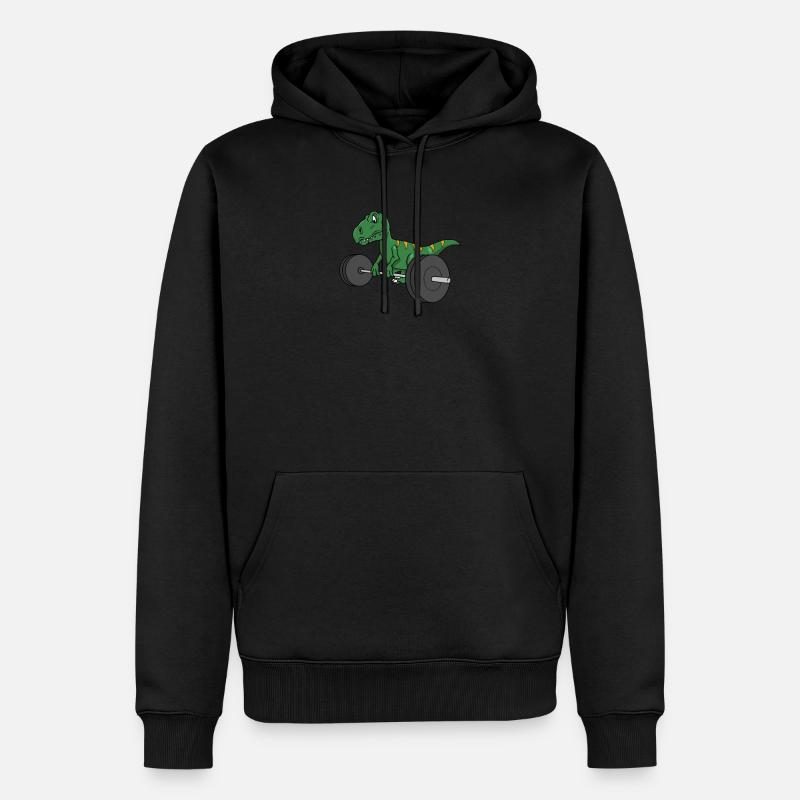 Haltérophilie haltérophile haltère - Sweat à capuche Premium bio Homme - noir