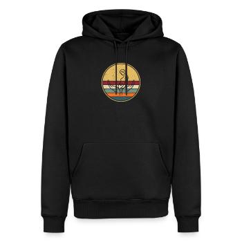 Hebamme Dankeschön - Doula Schwanger Geburtshilfe - Männer Premium Bio Hoodie - Schwarz - Vorne - Nico (187cm)