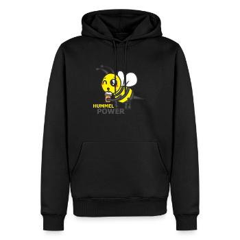 HUMMEL - Männer Premium Bio Hoodie - Schwarz - Vorne - Nico (187cm)