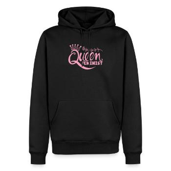 Feminismus Frauenpower Feminist - Männer Premium Bio Hoodie - Schwarz - Vorne - Nico (187cm)