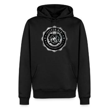 Elektriker, Zunft, Handwerk - Männer Premium Bio Hoodie - Schwarz - Vorne - Nico (187cm)