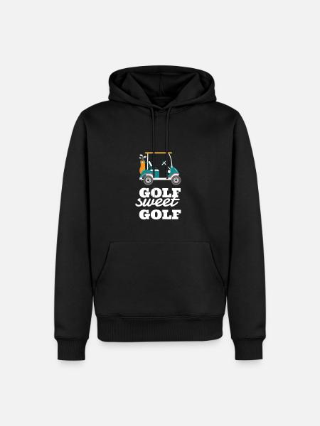 Golf Sweet Golf - Men’s Premium Organic Hoodie - black