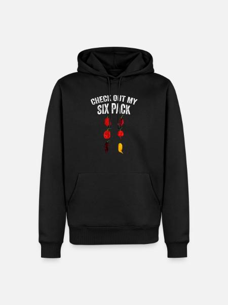 Hot Chillies Habanero Carolina Reaper Chilli - Men’s Premium Organic Hoodie - black