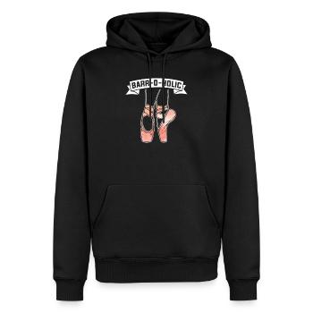 Danseuse de ballet ballerine - Sweat à capuche Premium bio Homme - noir - Devant - Nico (187cm)