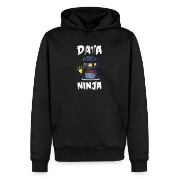 Data Science Analyst Data Scientist - Männer Premium Bio Hoodie - Schwarz - Vorne - Nico (187cm)