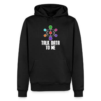 Data Science Analyst Data Scientist - Männer Premium Bio Hoodie - Schwarz - Vorne - Nico (187cm)