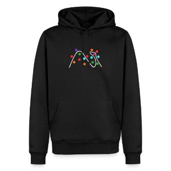 Data Science Analyst Data Scientist - Männer Premium Bio Hoodie - Schwarz - Vorne - Nico (187cm)