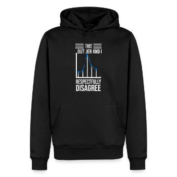 Data Science Analyst Data Scientist - Männer Premium Bio Hoodie - Schwarz - Vorne - Nico (187cm)
