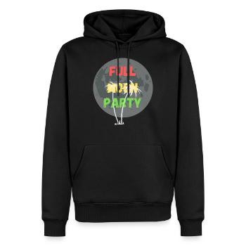 Full Moon Party Thailand - Männer Premium Bio Hoodie - Schwarz - Vorne - Nico (187cm)