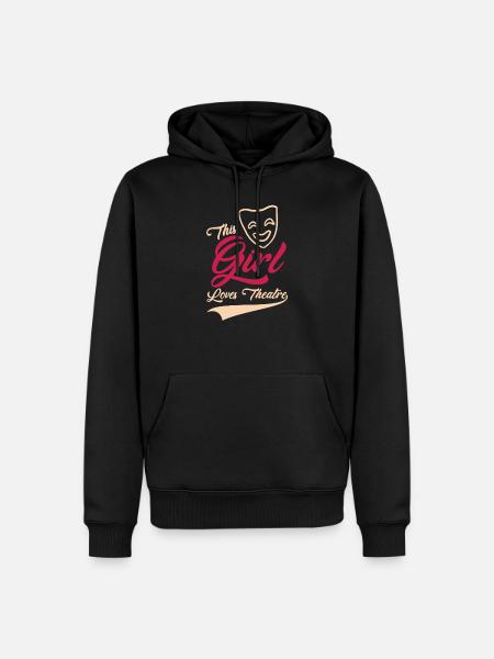 Théâtre Théâtre - Sweat à capuche Premium bio Homme - noir