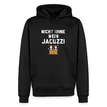Jacuzzi Whirlpool T-Shirt geschenkidee - Männer Premium Bio Hoodie - Schwarz - Vorne - Nico (187cm)
