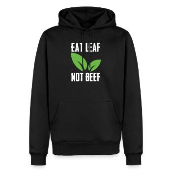 Vegan Veganismus Gemüse Veganer - Männer Premium Bio Hoodie - Schwarz - Vorne - Nico (187cm)