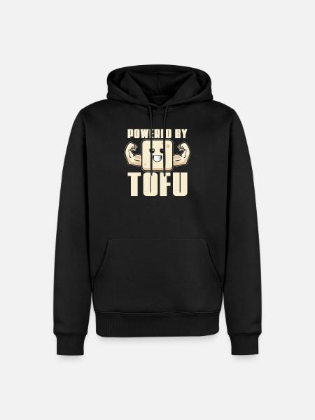 Veggie Gemüse Vegetarisch Vegetarier - Herre Premium økologisk hoodie - sort