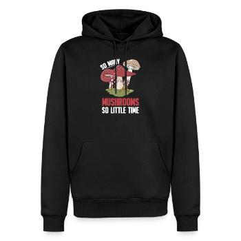 Pilze Pilzsammler Schwammerl Pilzsucher Sammler - Männer Premium Bio Hoodie - Schwarz - Vorne - Nico (187cm)