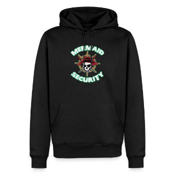 Meerjungfrau Piraten Meer Seeräuber - Männer Premium Bio Hoodie - Schwarz - Vorne - Nico (187cm)