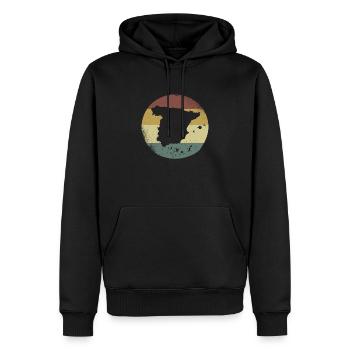 Espagne Espagnol Idée cadeau Espagnol - Sweat à capuche Premium bio Homme - noir - Devant - Nico (187cm)