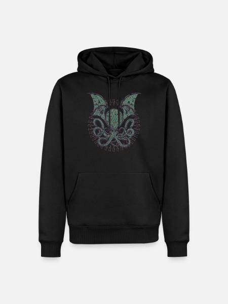 miscatonic - Männer Premium Bio Hoodie - Schwarz