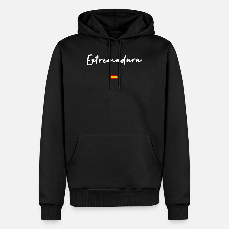 EXTREMADURA - Sweat à capuche Premium bio Homme - noir
