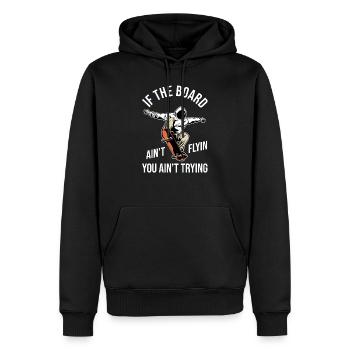 Skateboard Skateboarder Skater - Männer Premium Bio Hoodie - Schwarz - Vorne - Nico (187cm)