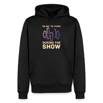 Technicien de son Sound Audio Engineer - Sweat à capuche Premium bio Homme - noir - Devant - Nico (187cm)