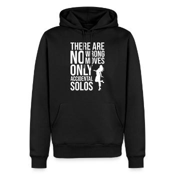 Danse Danse Danse - Sweat à capuche Premium bio Homme - noir - Devant - Nico (187cm)